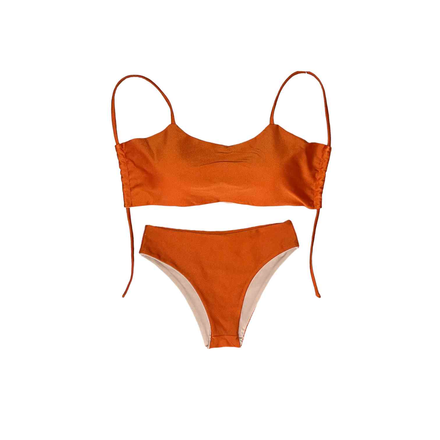 Bikini Tiritas Naranja Calzón Tanga